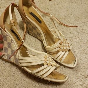 Preloved Louis Vuitton wedges